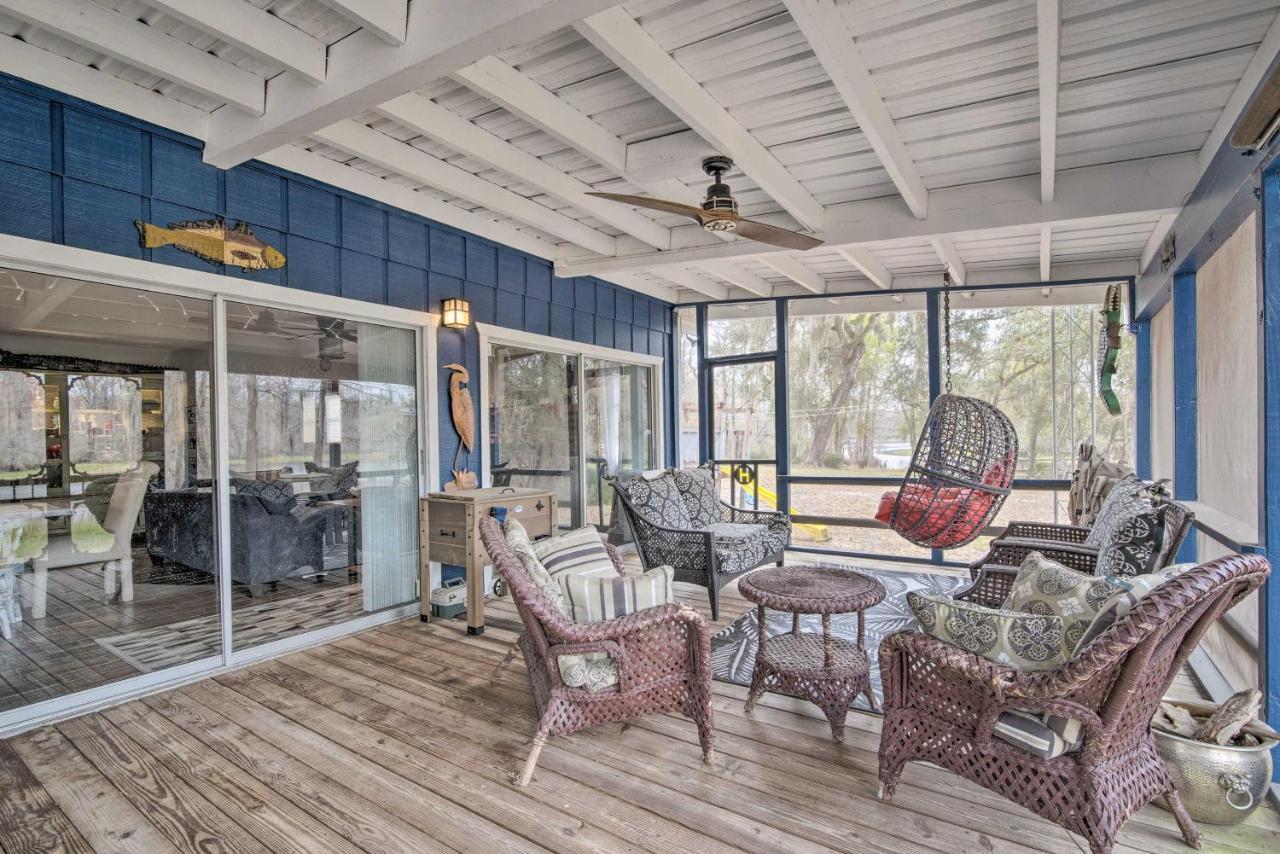 Unplugged Withlacoochee Riverfront Retreat! Bushnell Exteriör bild
