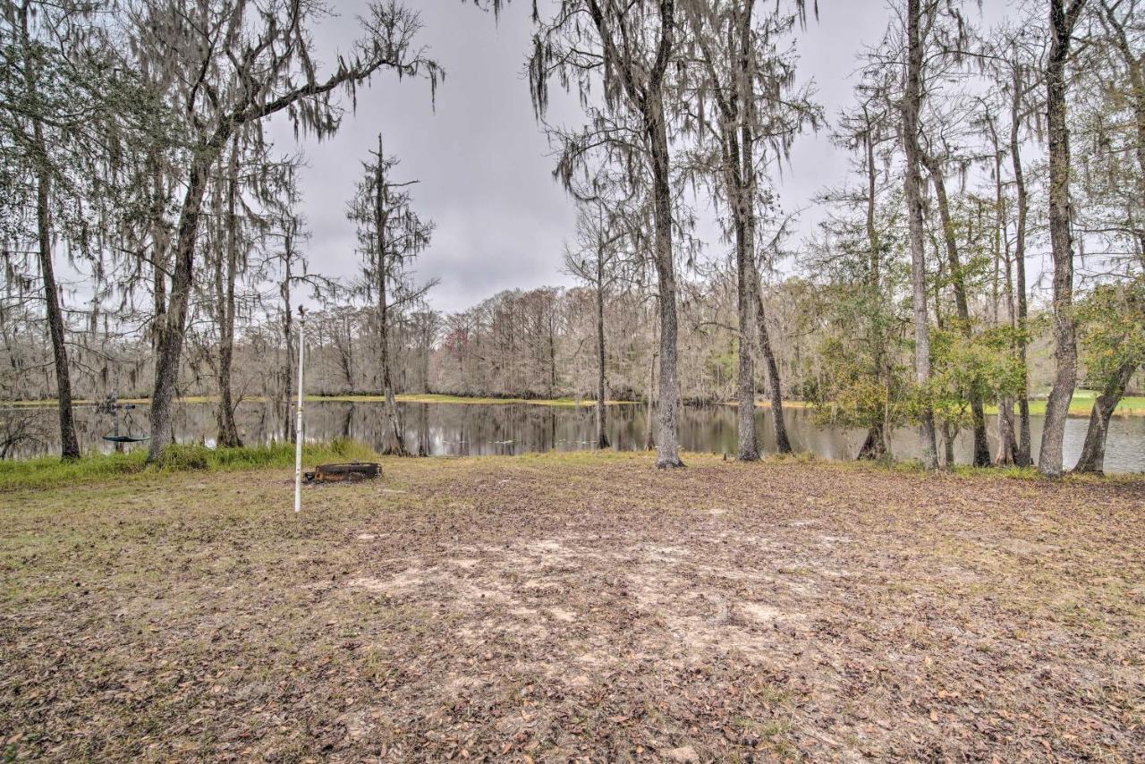 Unplugged Withlacoochee Riverfront Retreat! Bushnell Exteriör bild