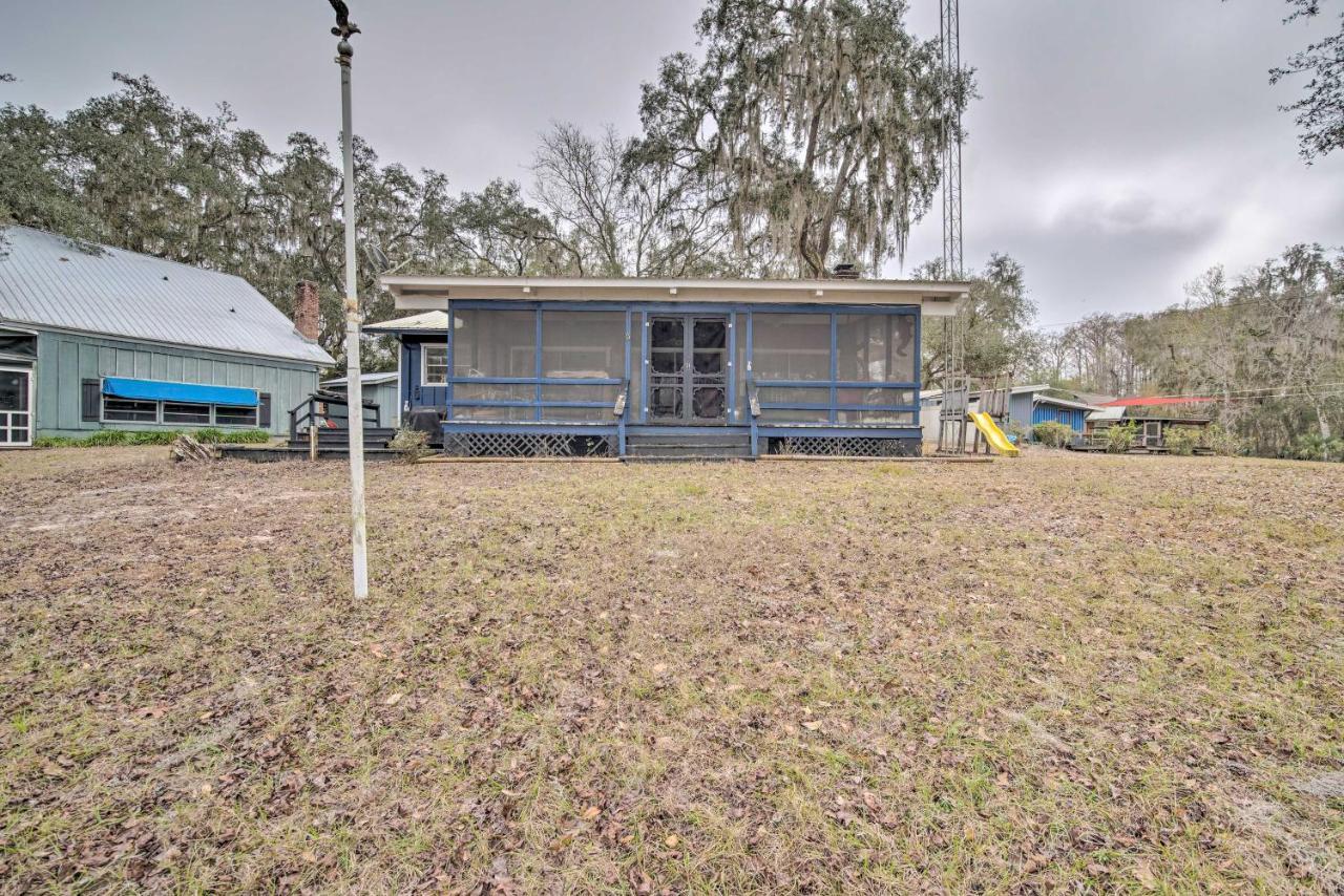 Unplugged Withlacoochee Riverfront Retreat! Bushnell Exteriör bild